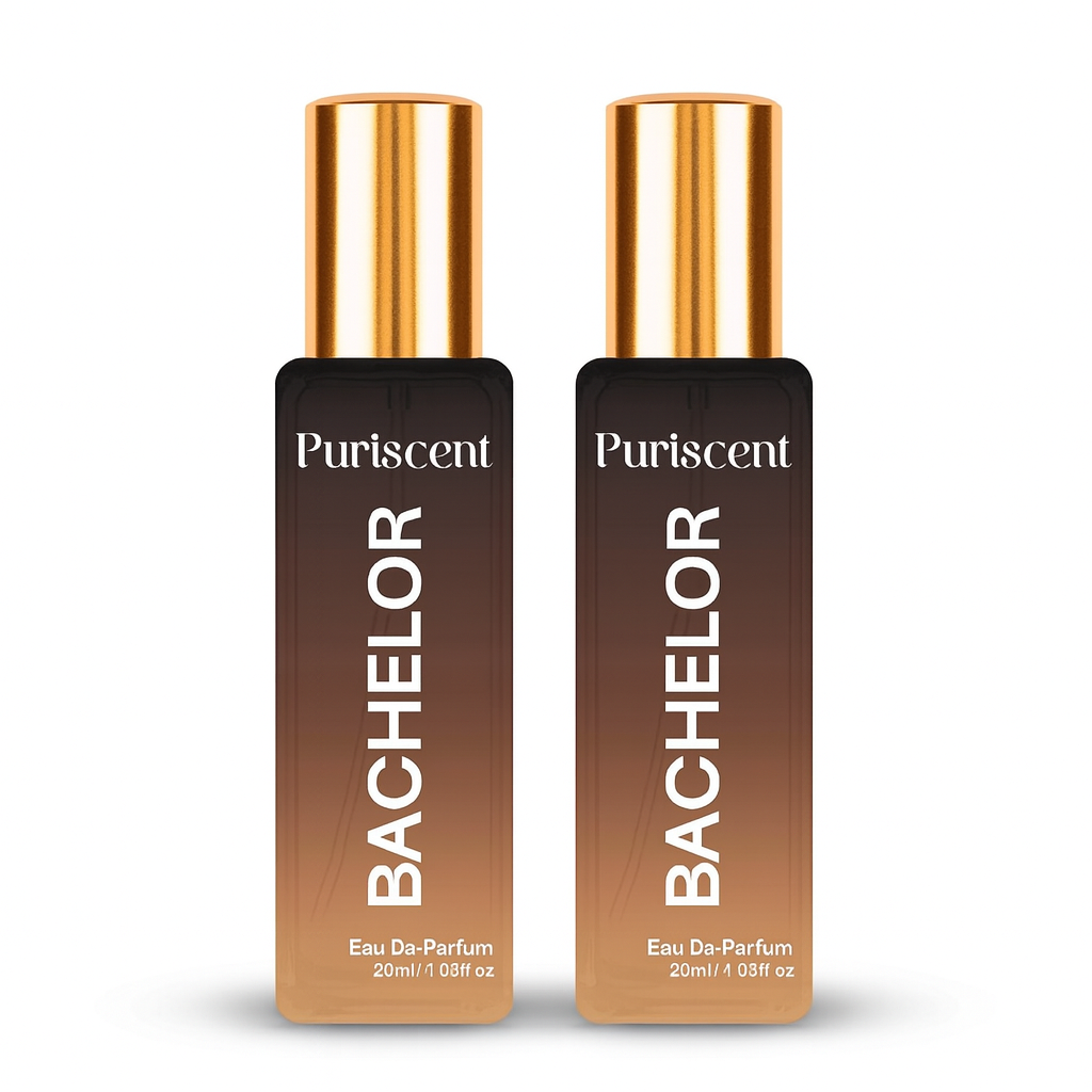 Puriscent Bachelor Eau De Parfum for Men, 20ml (Pack of 2)
