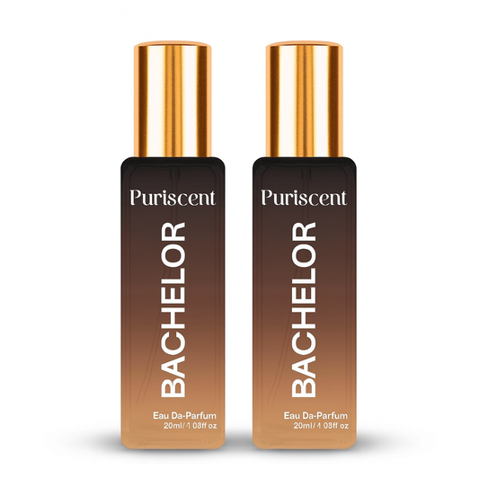 Puriscent Bachelor Eau De Parfum for Men, 20ml (Pack of 2)